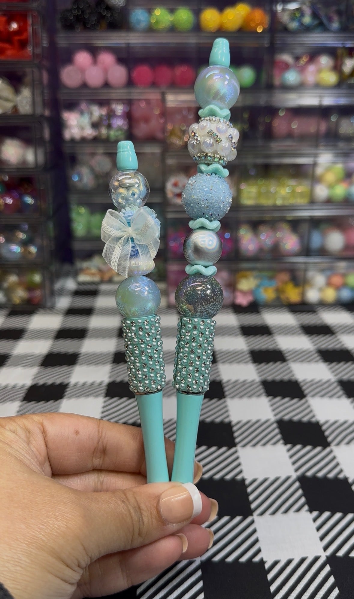 Partial Fancy Beaded Pens