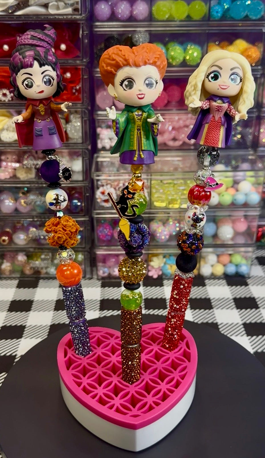 Character Beaded Pens
