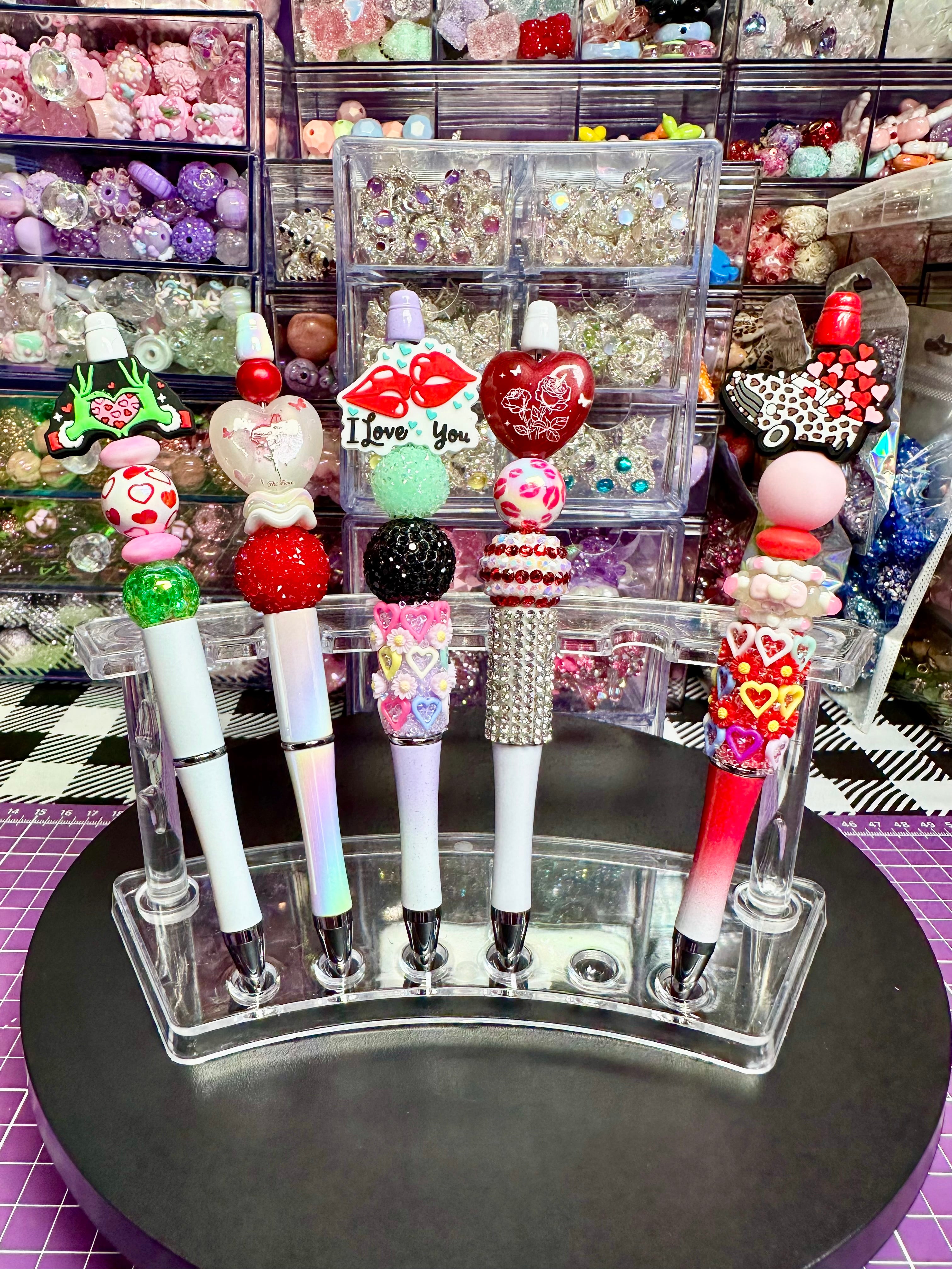 Beaded Pens - Valentine's Day Collection