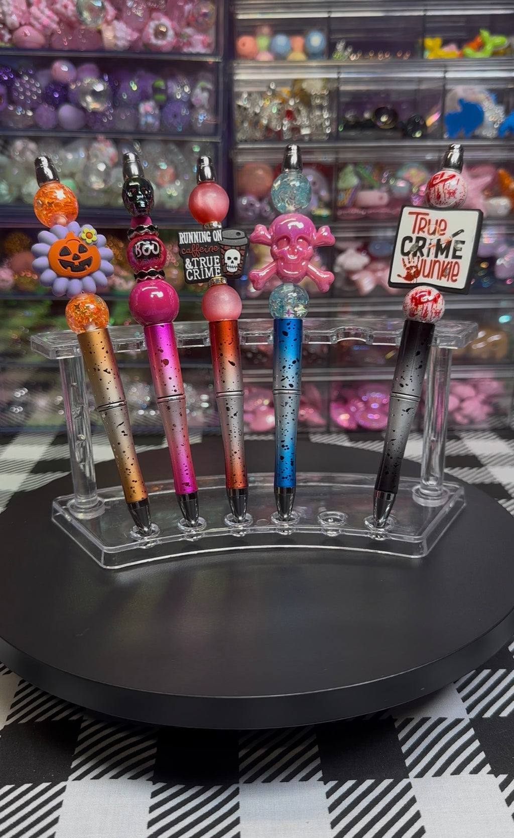 Beaded Pens - Halloween Collection