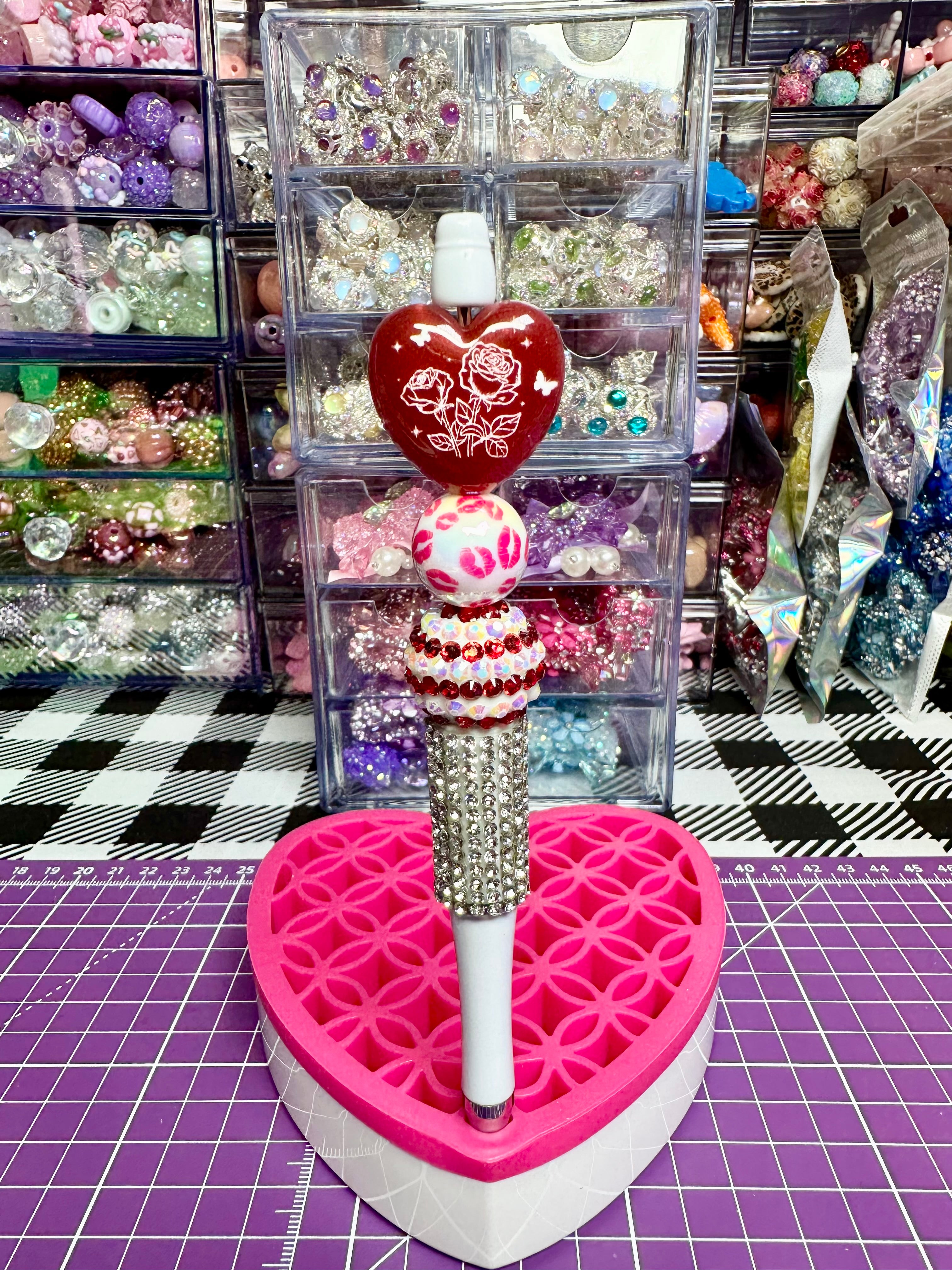 Beaded Pens - Valentine's Day Collection