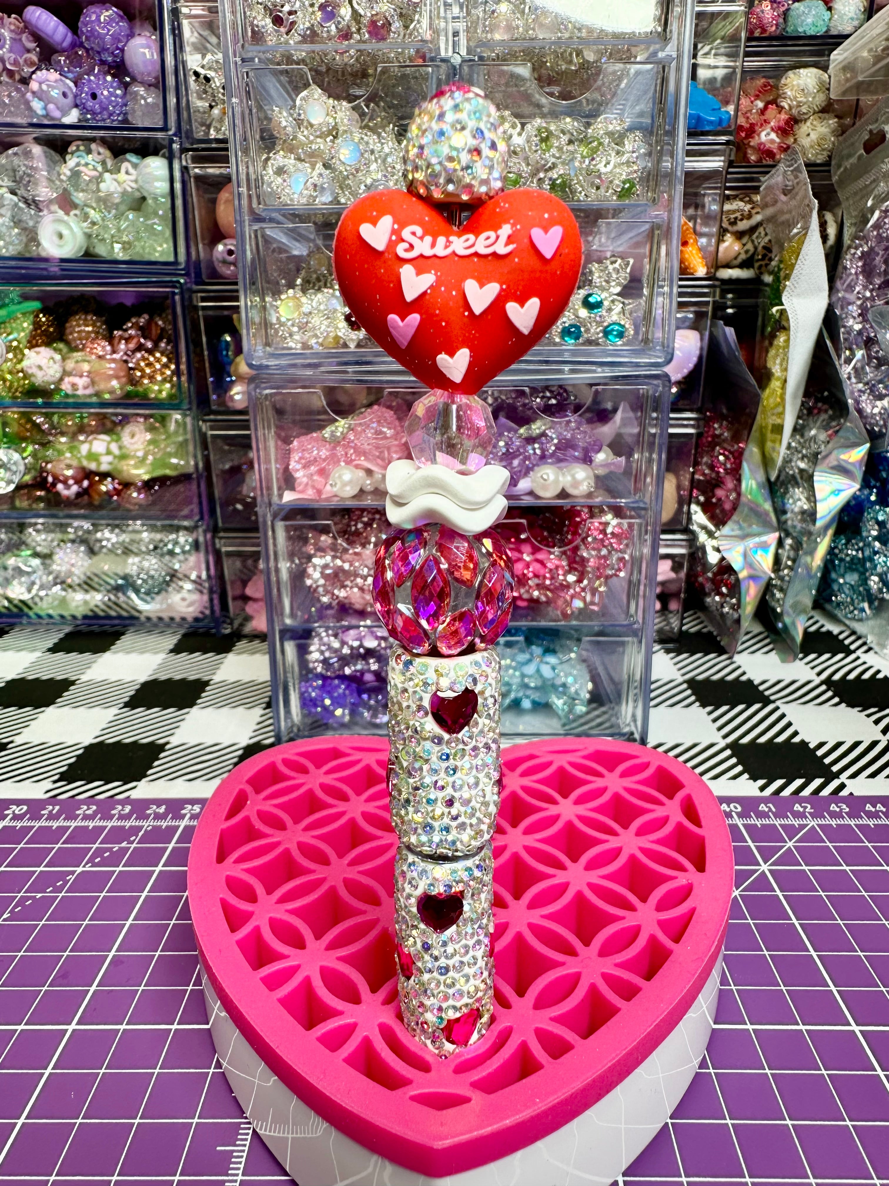 Beaded Pens - Valentine's Day Collection