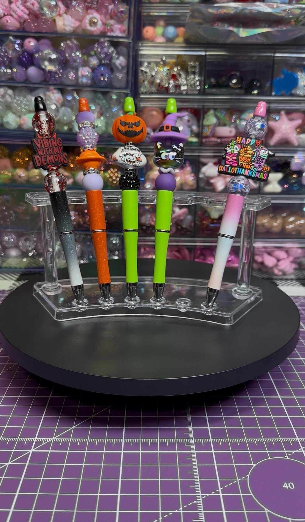 Beaded Pens - Halloween Collection
