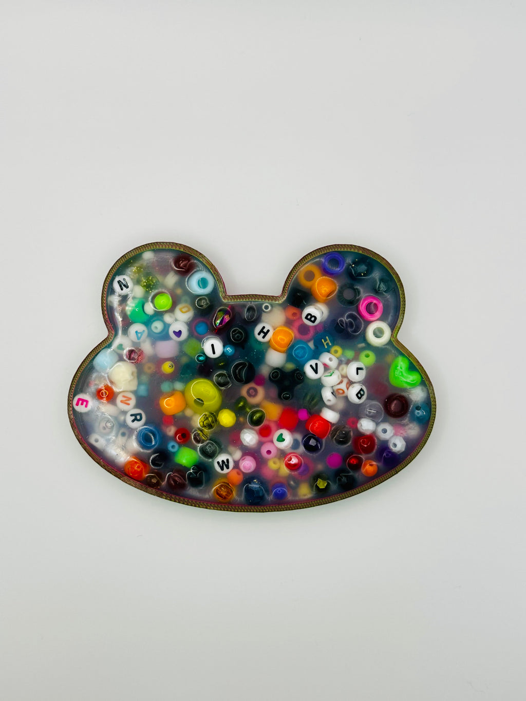 Large Froggy Picky Bestie (Not Remeltable)- Colors May Vary. Limited Edition Fidget Toy for Anxiety Skin Picking Habits with 3D Printed Trays for Refills.