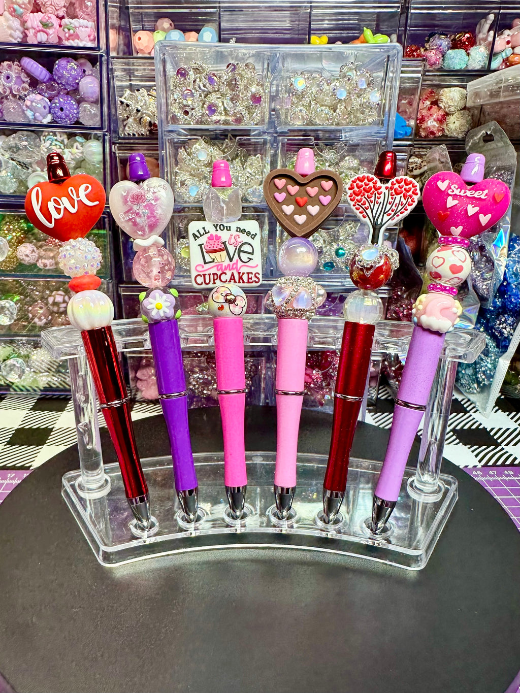 Beaded Pens - Valentine's Day Collection