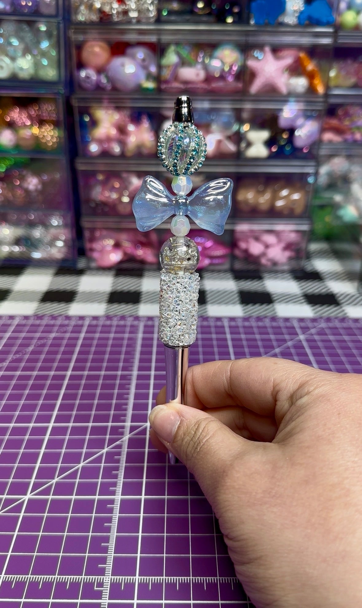 Beaded Pens with Cindy inspired Designs