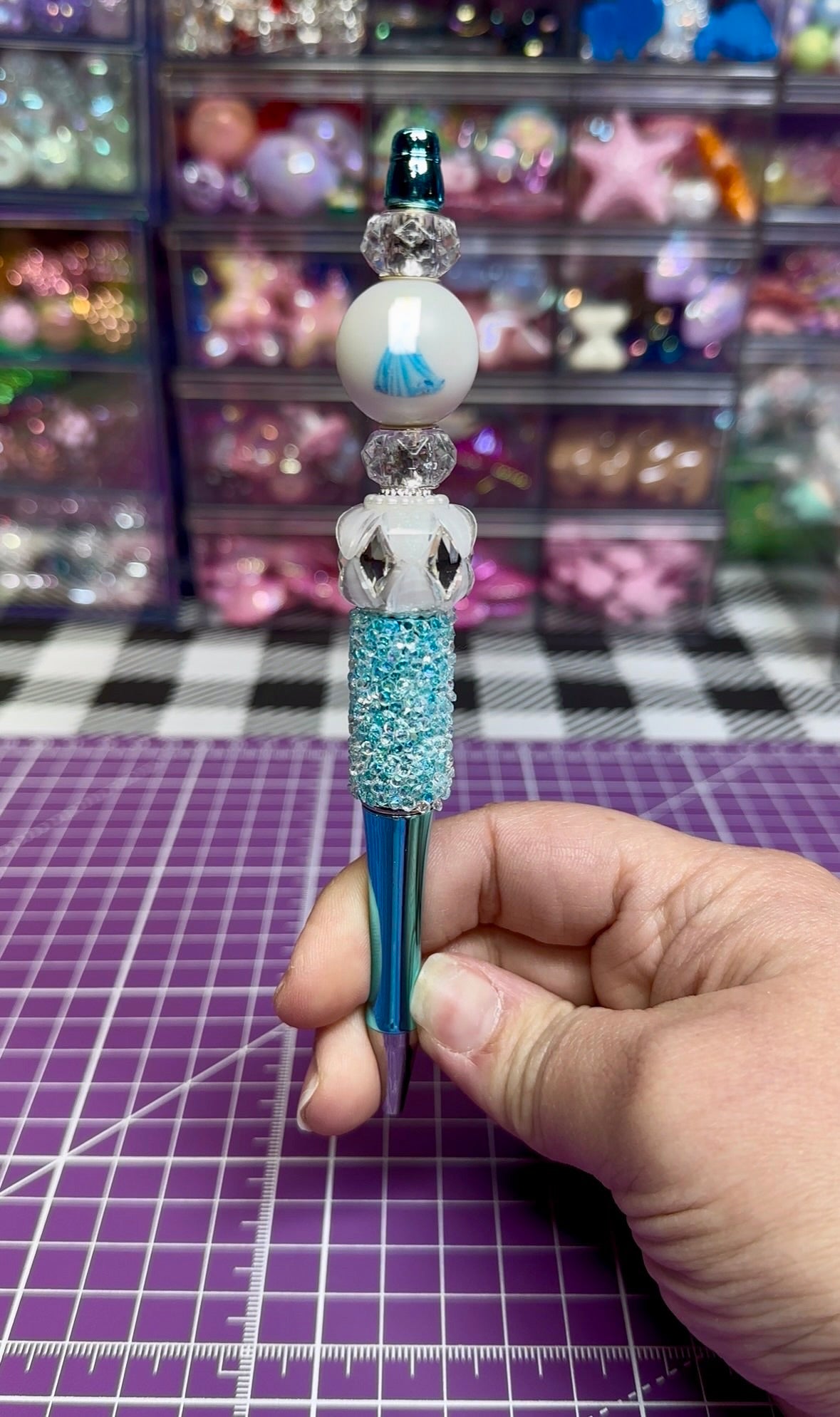 Beaded Pens with Cindy inspired Designs