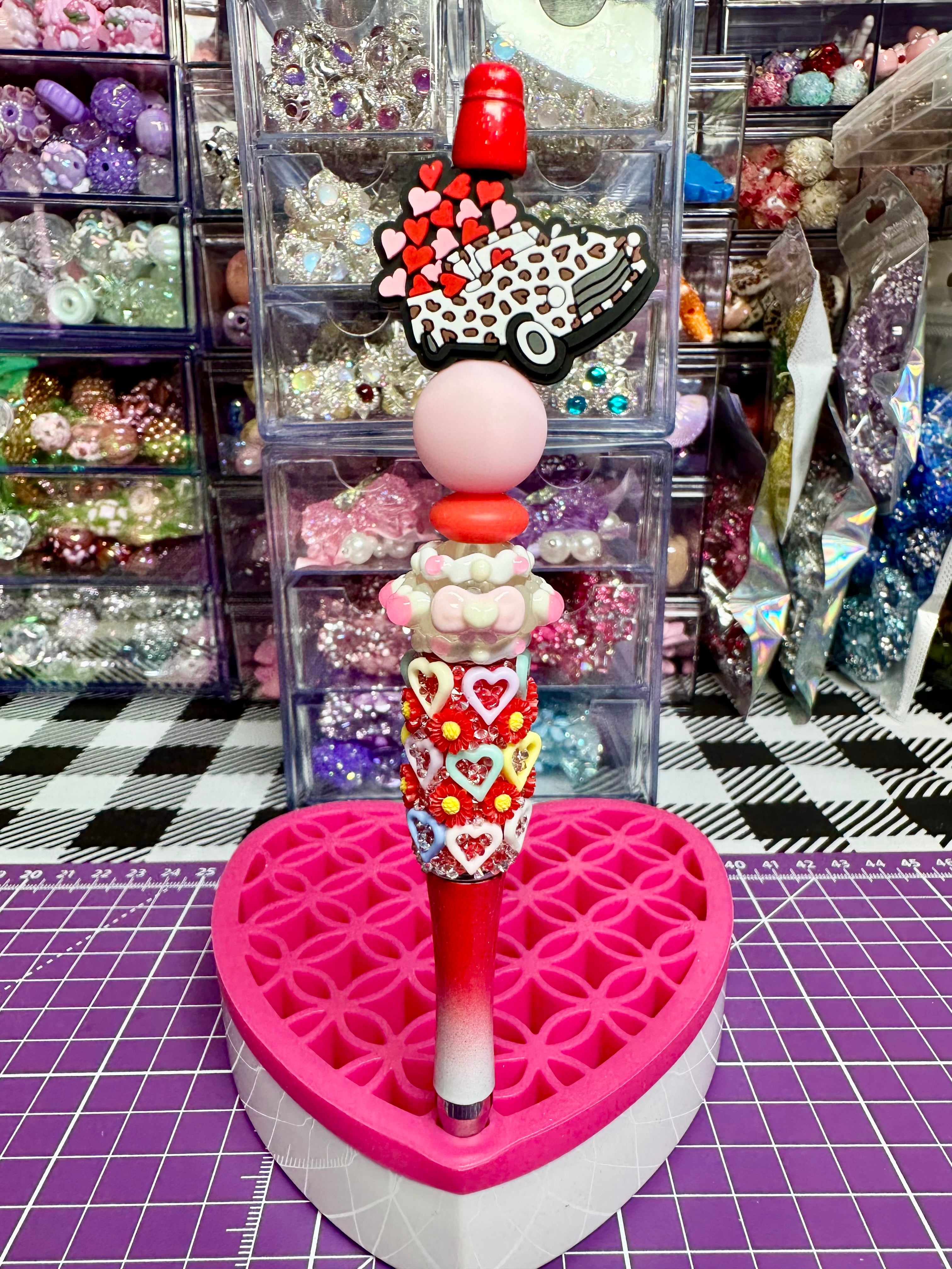 Beaded Pens - Valentine's Day Collection