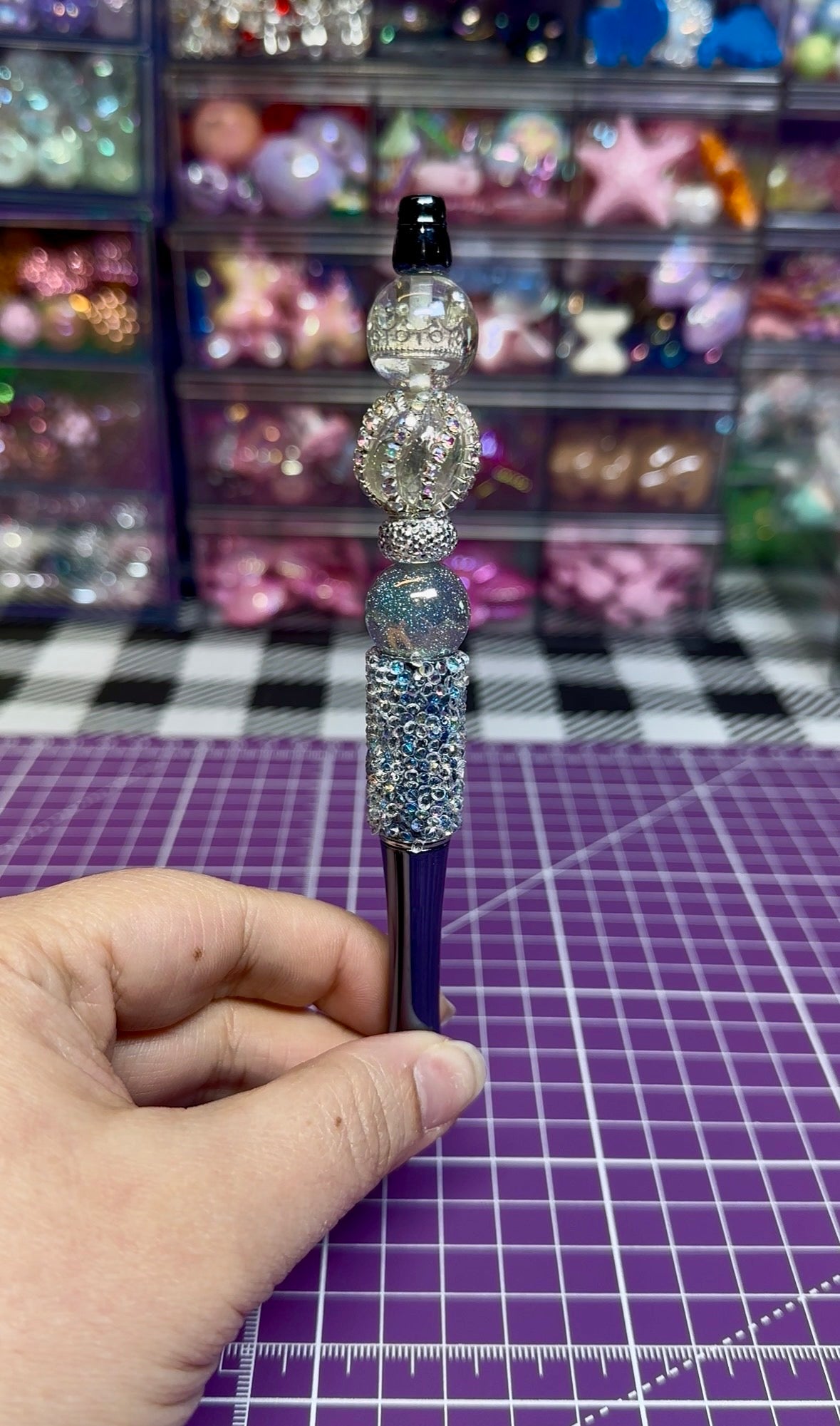 Beaded Pens with Cindy inspired Designs