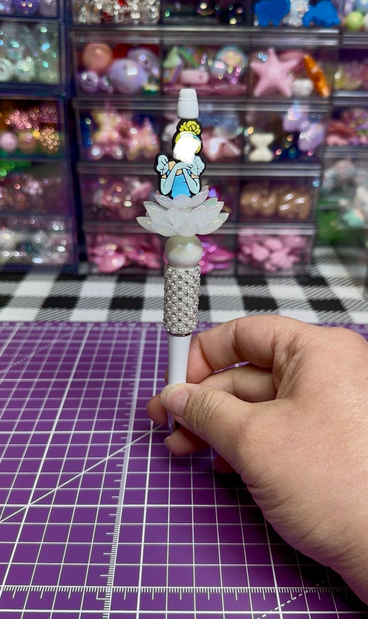 Beaded Pens with Cindy inspired Designs