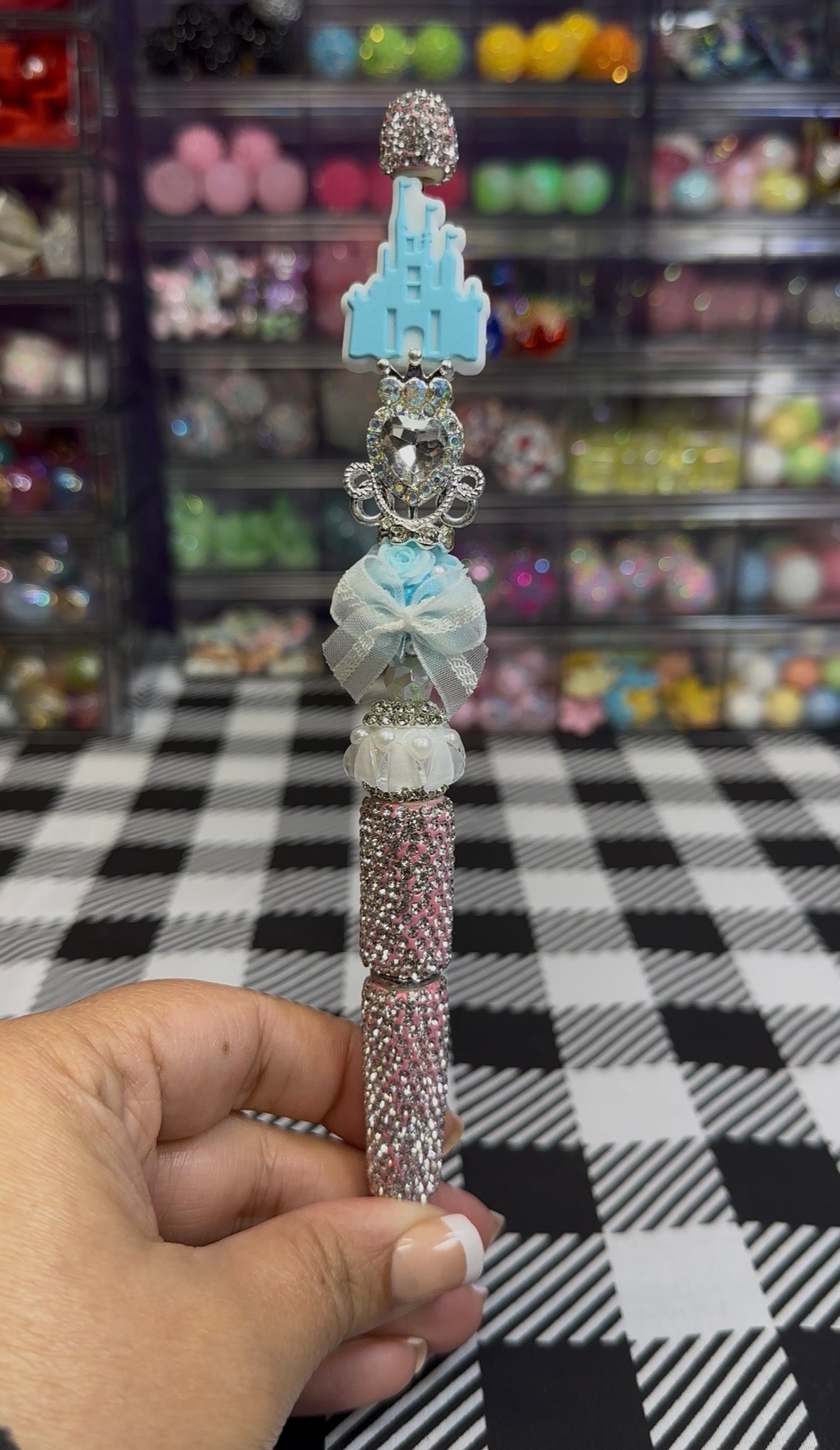Beaded Pens with Cindy inspired Designs