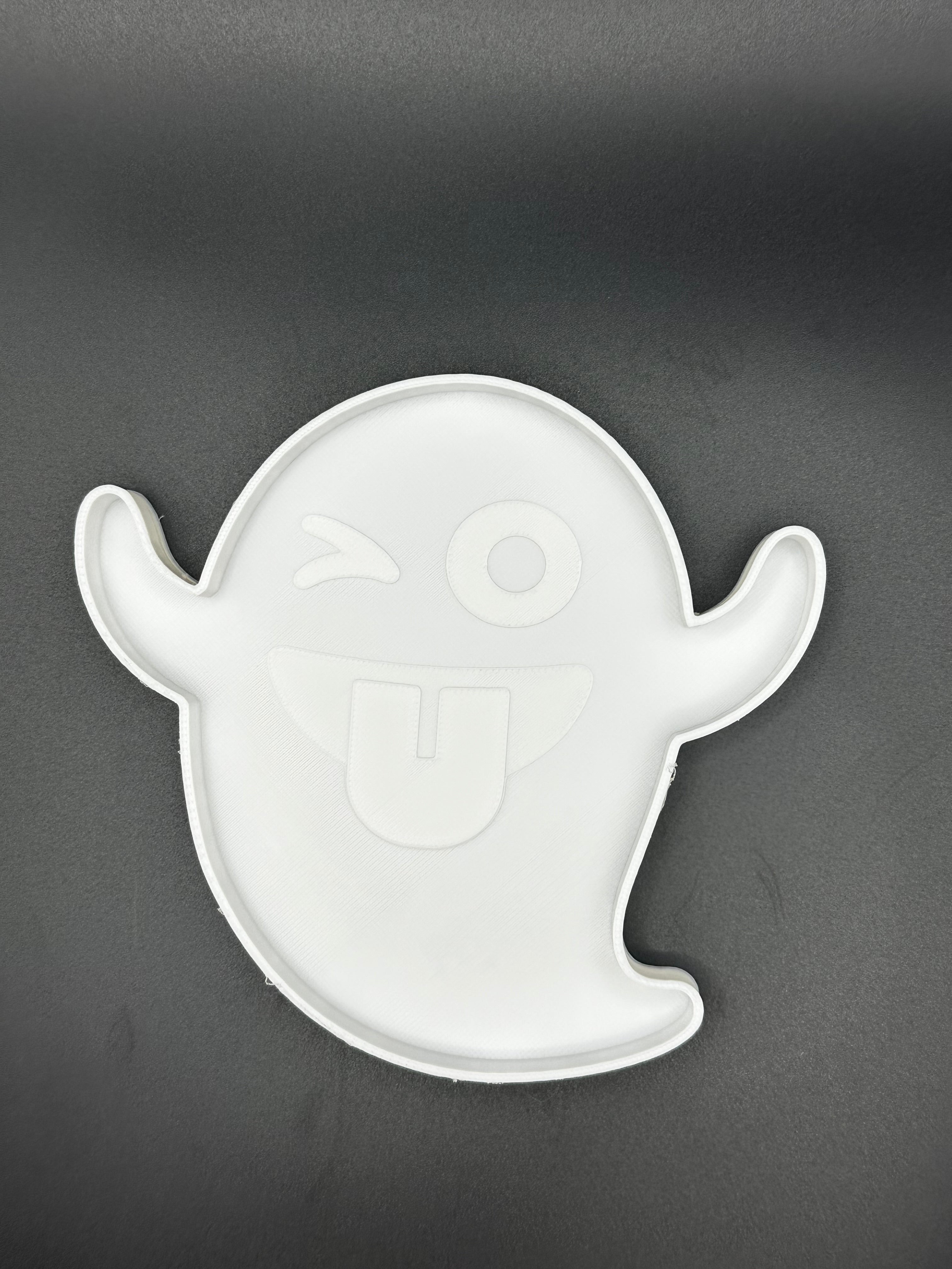 Funny Ghost Picky Bestie (Not Remeltable)- Colors May Vary. Limited Edition Fidget Toy for Anxiety Skin Picking Habits with 3D Printed Trays for Refills.