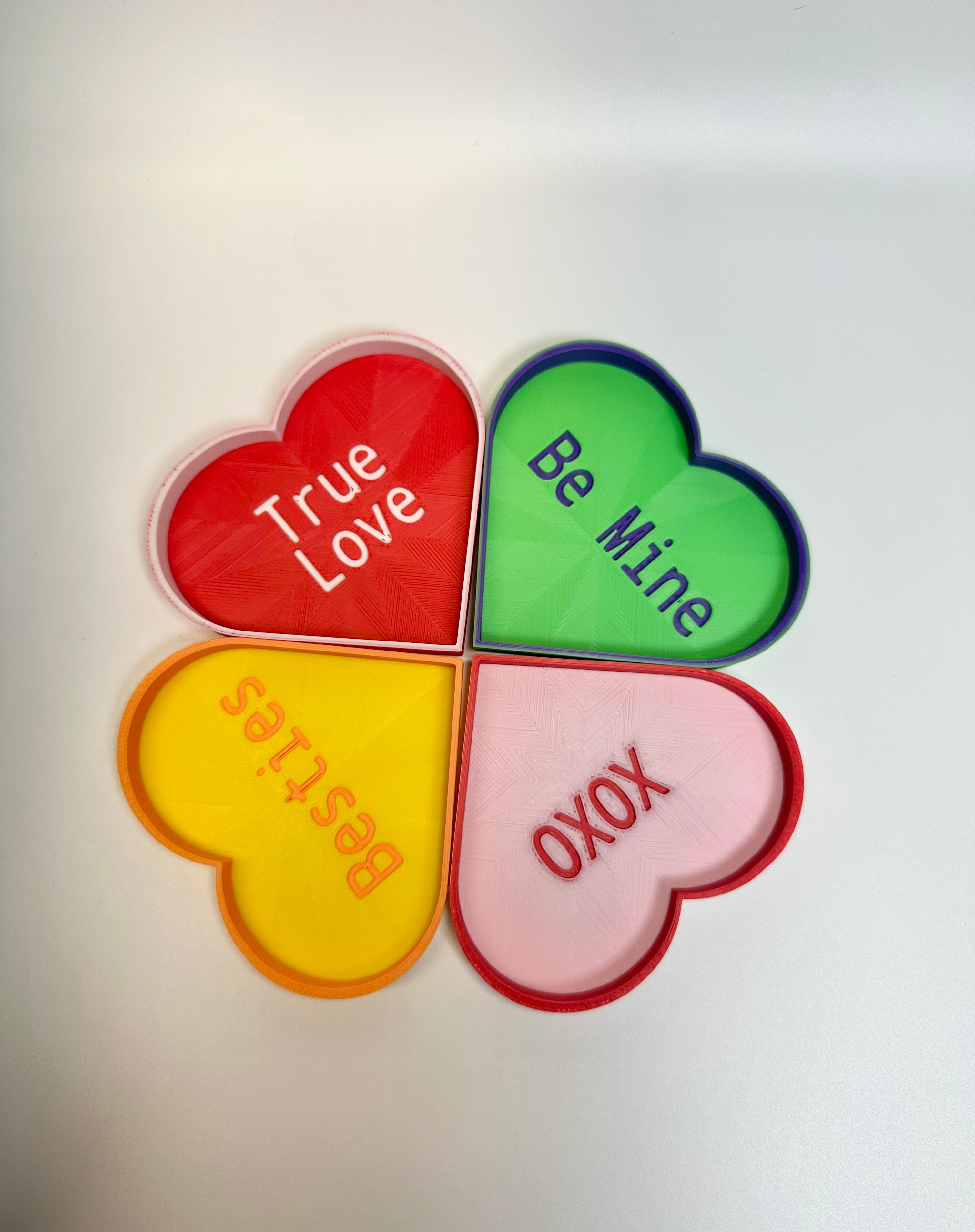Mini Valentine’s Conversation Hearts picky bestie (Set of 4) (Not Remeltable). Limited edition picky pad.