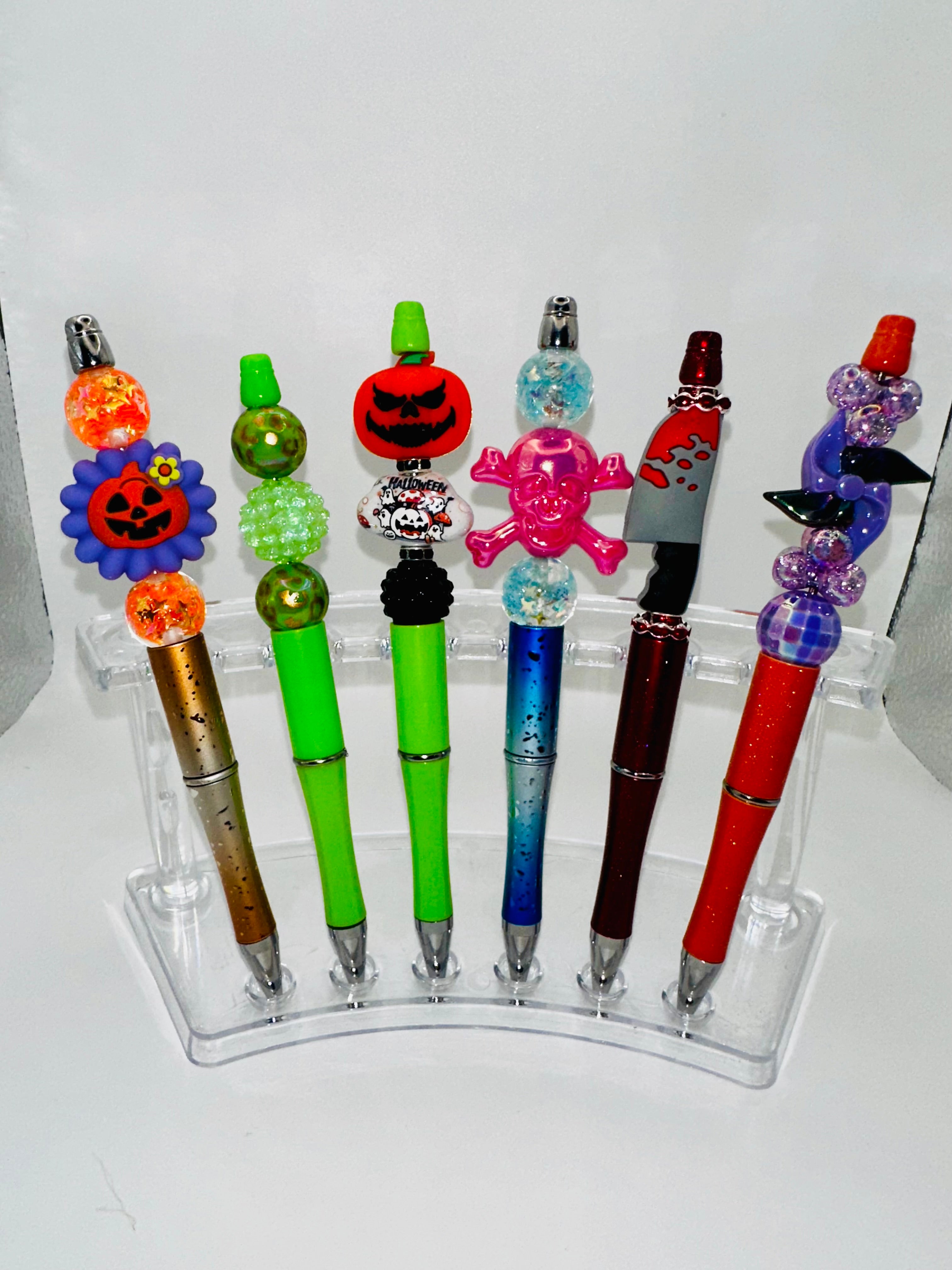 Beaded Pens - Colorful Stationery with Unique Bead Designs and Assorted Colors for Writing Needs