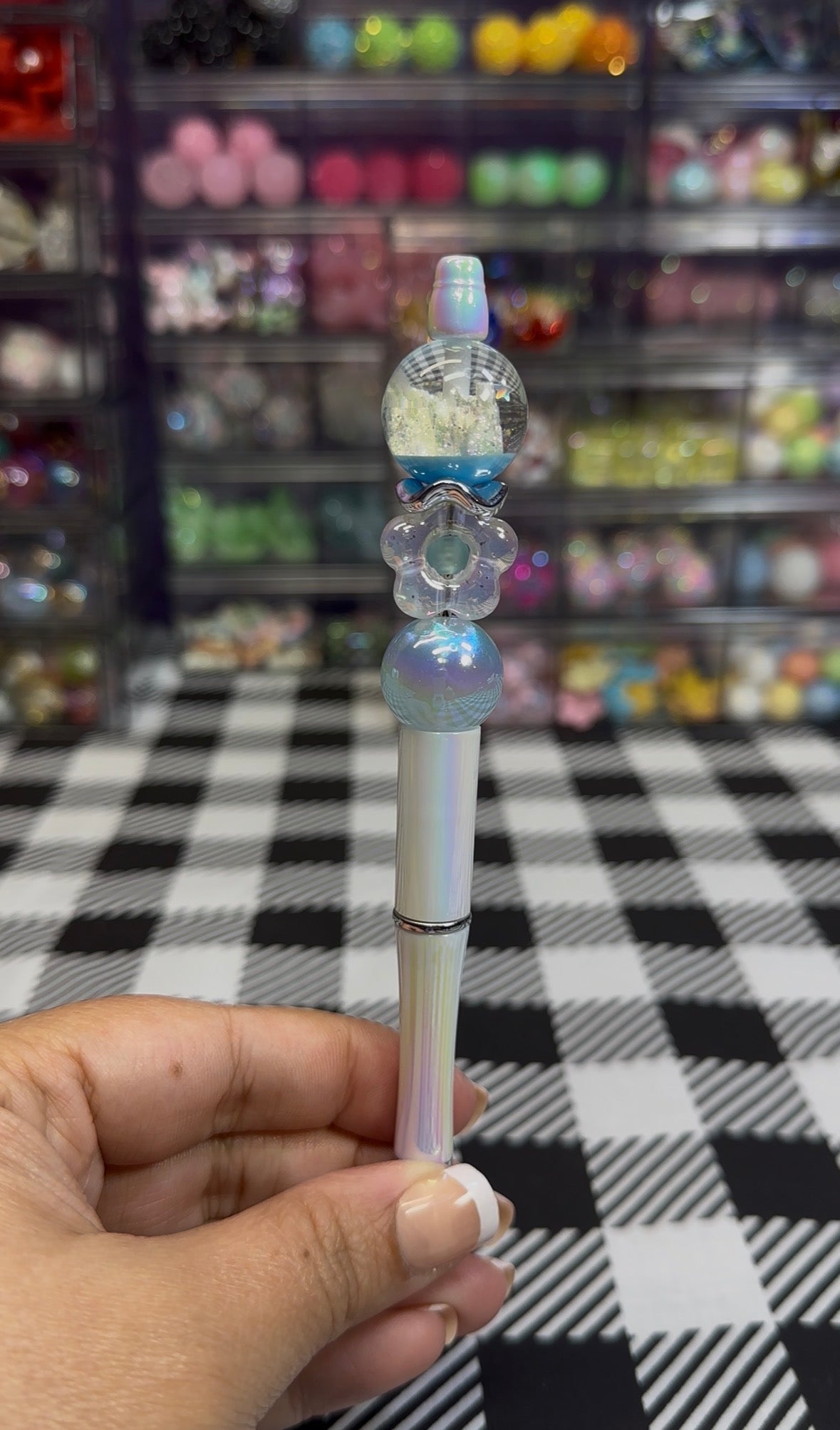 Beaded Pens with Cindy inspired Designs