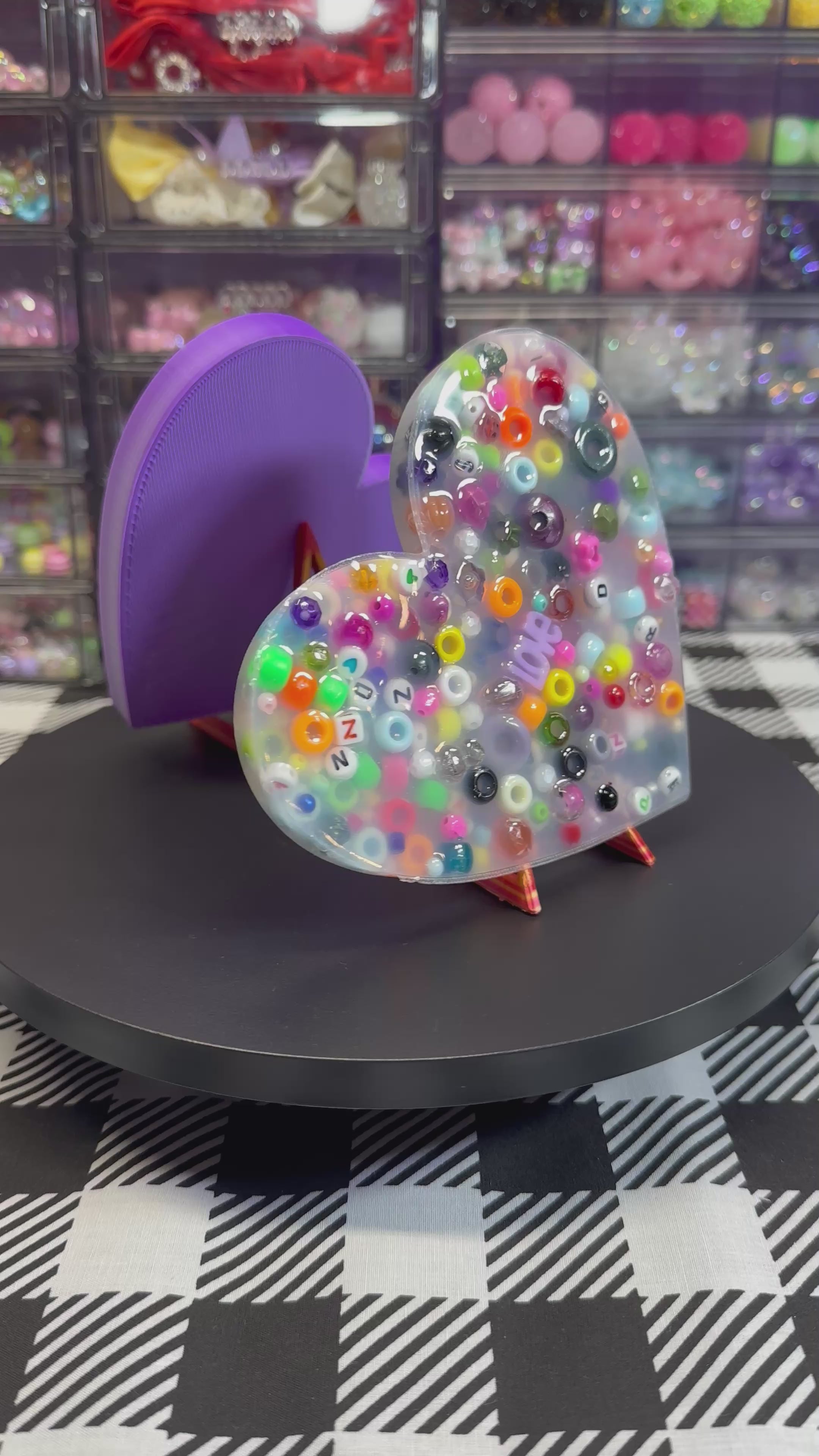 Heart Emoji Picky Bestie (Not Remeltable)- Colors May Vary. Limited Edition Fidget Toy for Anxiety Skin Picking Habits with 3D Printed Trays for Refills.