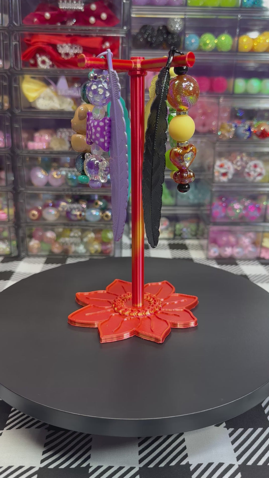 Beaded Leaf Bookmarks