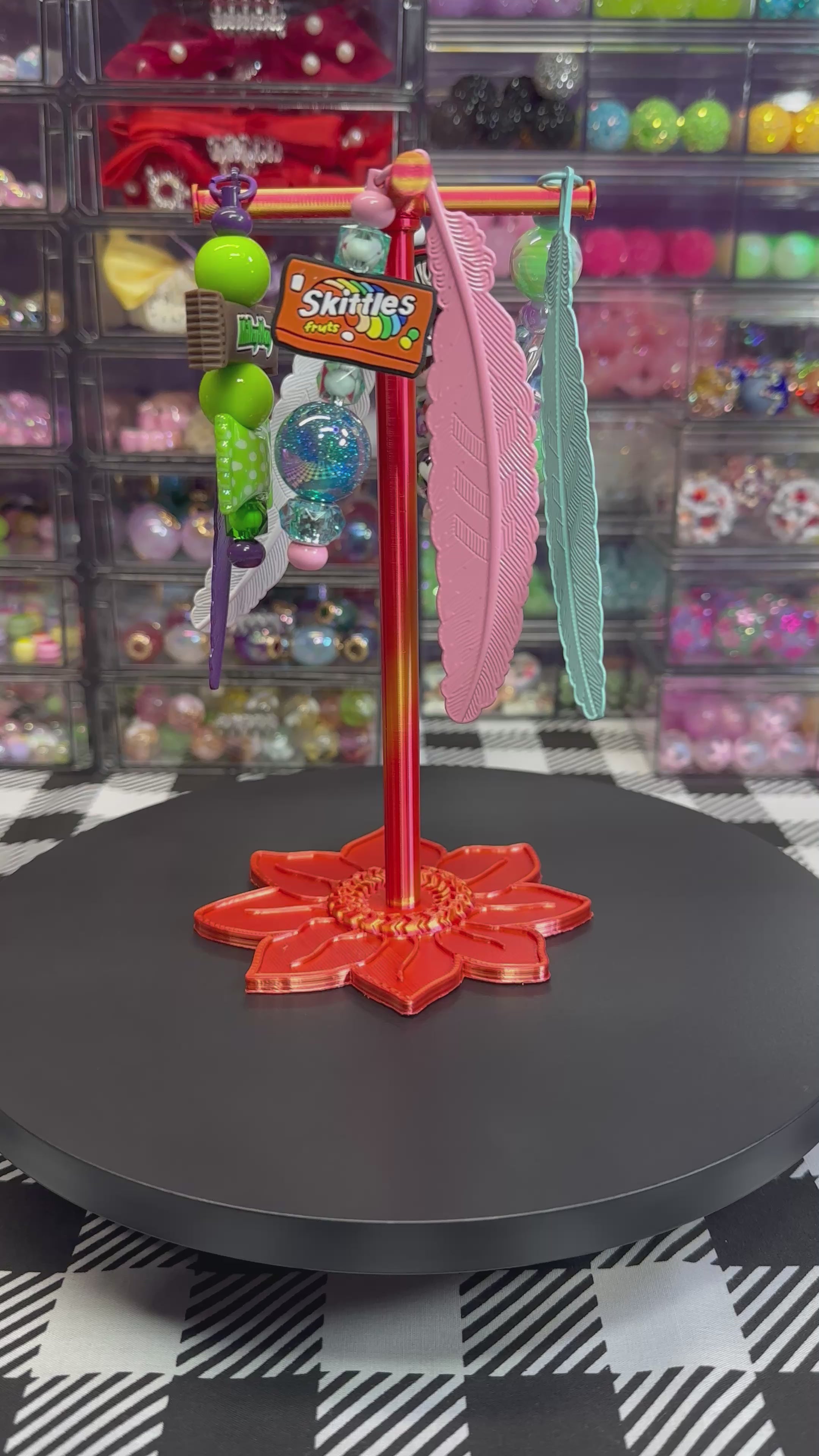 Beaded Leaf Bookmarks