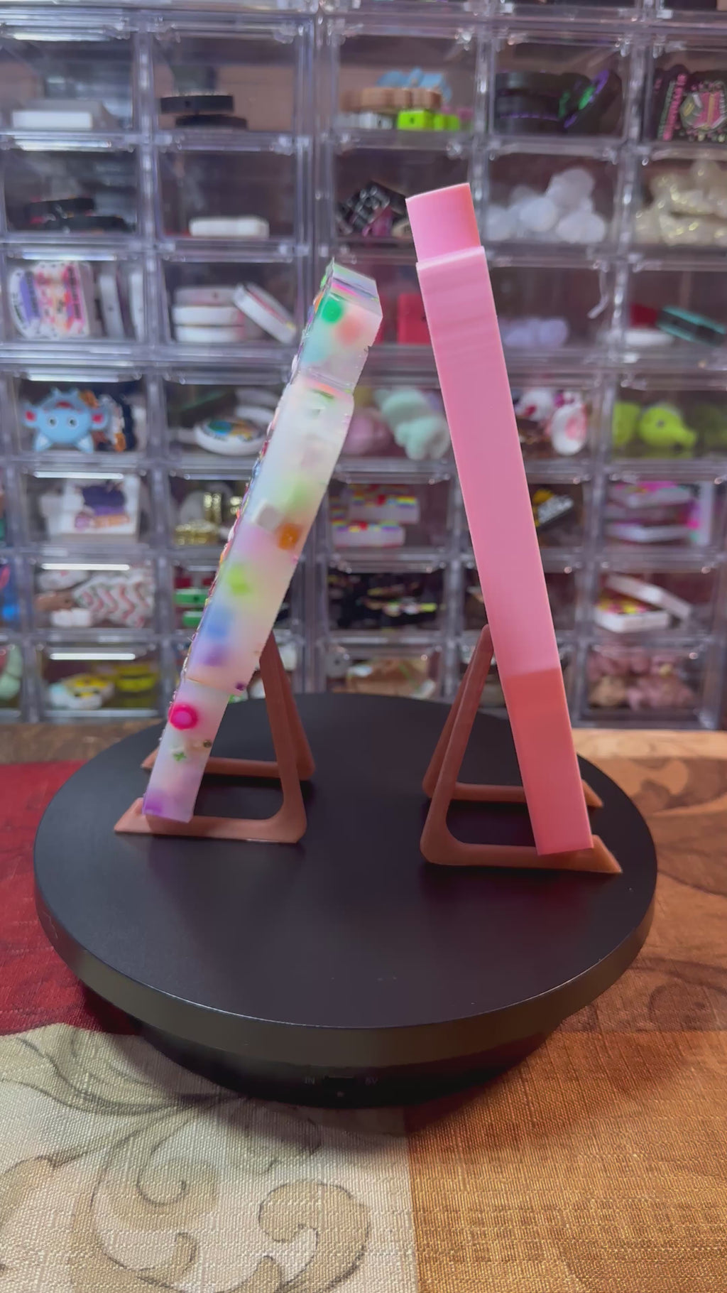 Large Tumbler Picky Bestie (Not Remeltable)- Colors May Vary. Limited Edition Fidget Toy for Anxiety Skin Picking Habits with 3D Printed Trays for Refills.