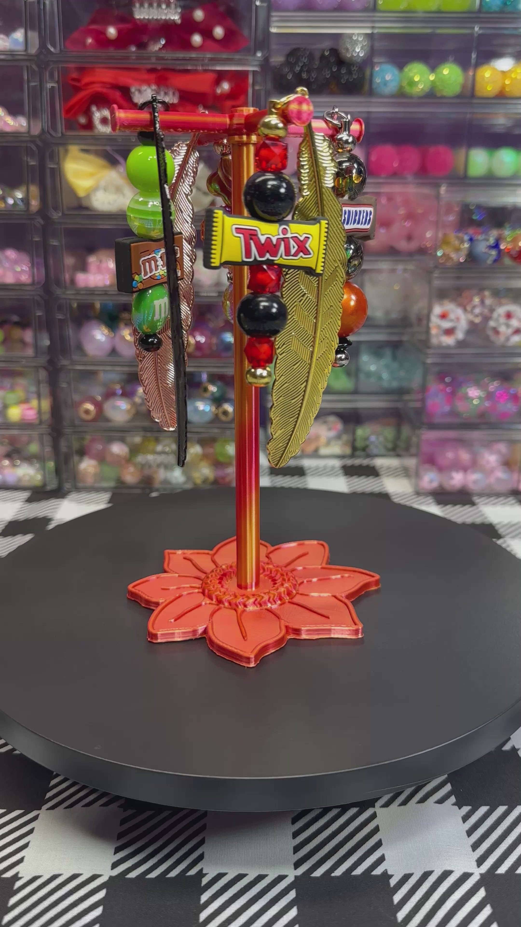 Beaded Leaf Bookmarks