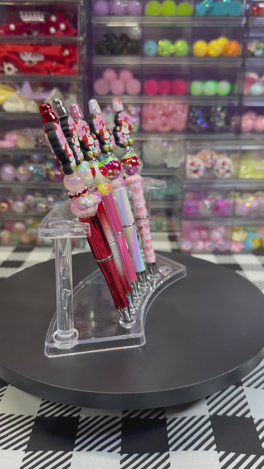 Beaded Pens Strawberry Girl Collection